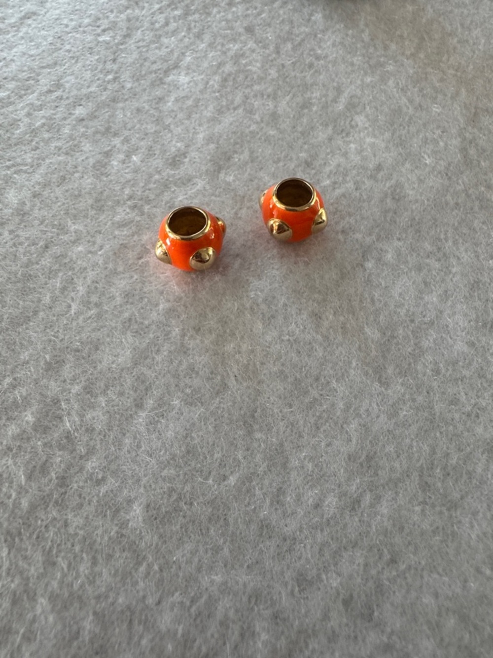 Vintage Barrel Charms for hoop earrings - Picture 2 of 4
